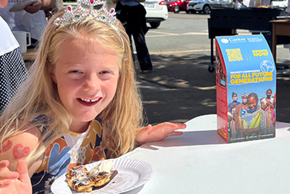 Parishoners Flip Pancakes At St John's Copy