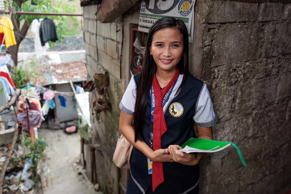 Ronita Outside Her Home In Philippines