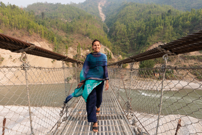 Laxmi On Bridge