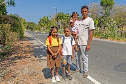 A Family In Timor Leste