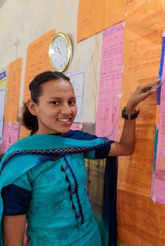 Laxmi In Classroom