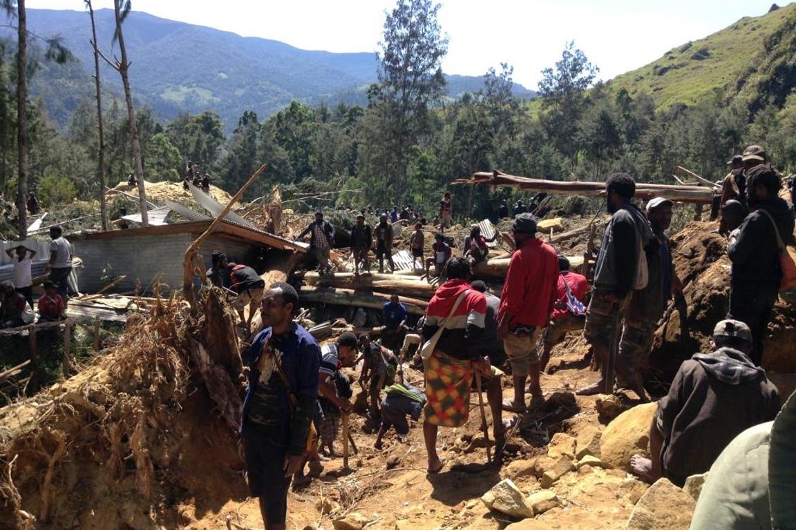 Impacts of the landslide in PNG (1)