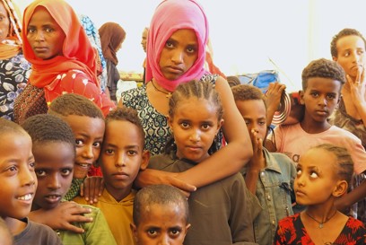 Children In IDP Camp In Northern Ethiopia. Photo Caritas Australia