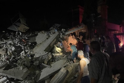 Aftermath Of An Air Strike On The Porphyrios Church Hall In Gaza Photo Credit Caritas Jerusalem