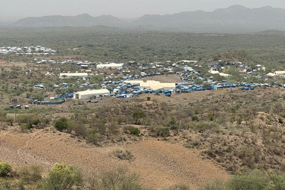 View Of IDP Camp In Ethiopia