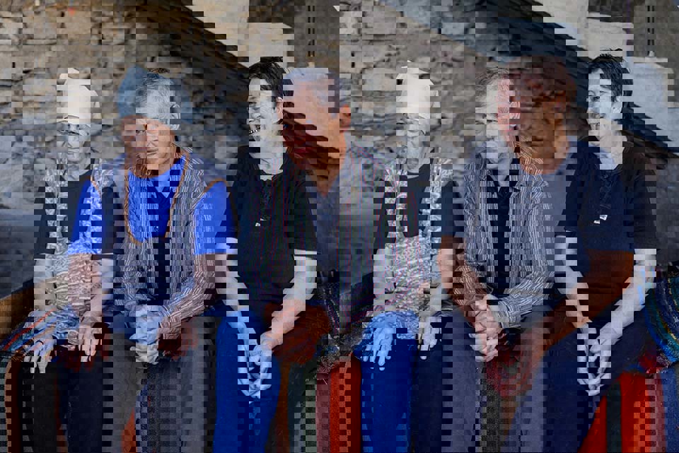 Nina, Far Right, With Vera Andher Grandson Ruslan. Photo Schimbator Studio For CRS.