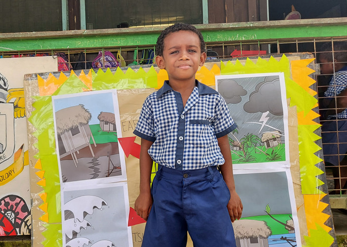 Student At School In Solomon Islands (1)