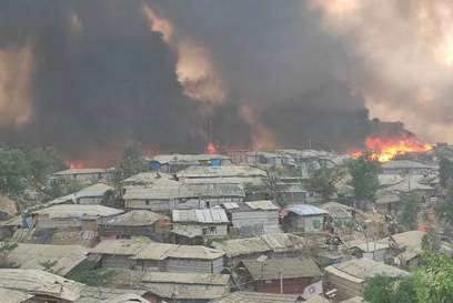 Fire In Cox's Bazar. Photo Caritas Bangladesh 2