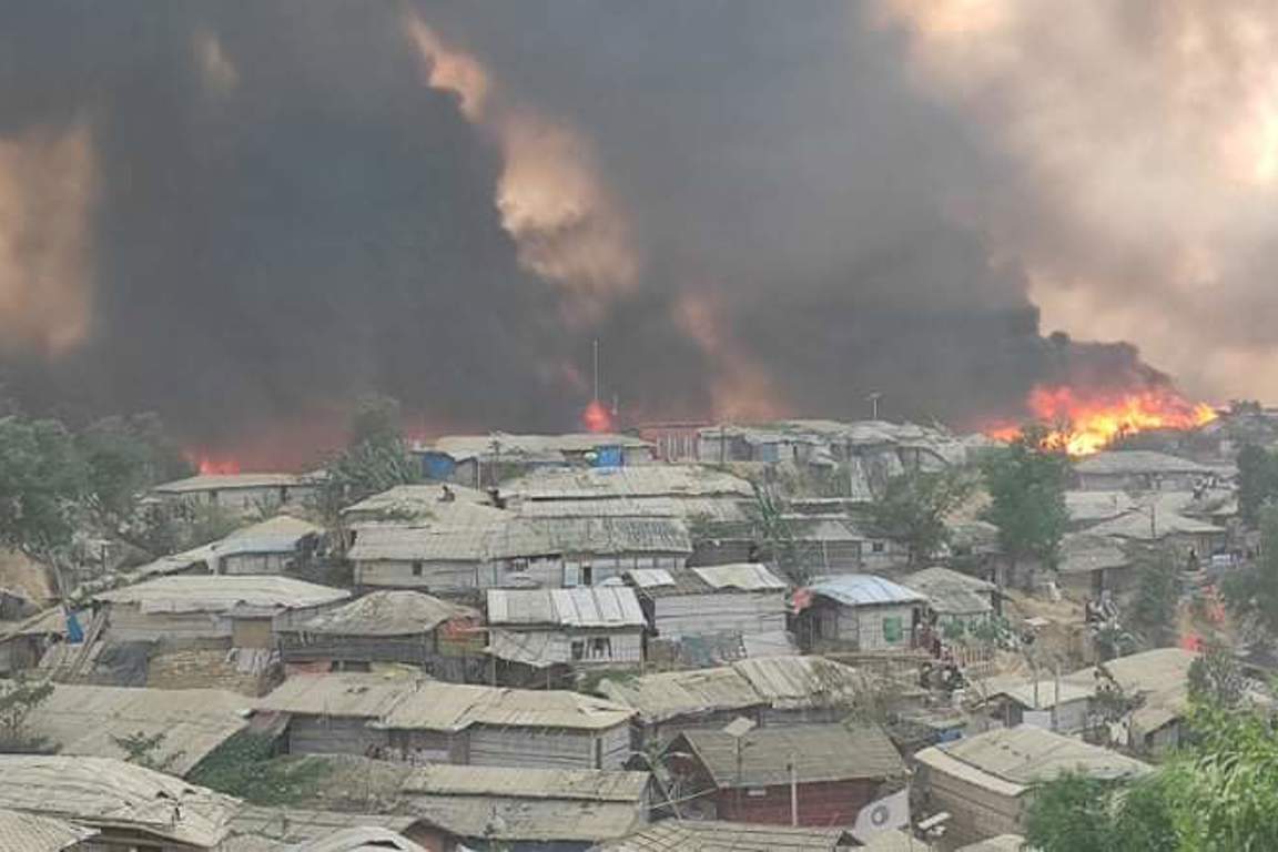 Fire In Cox's Bazar. Photo Caritas Bangladesh 2