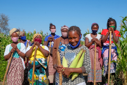 Anatercia In The Farm with other community members