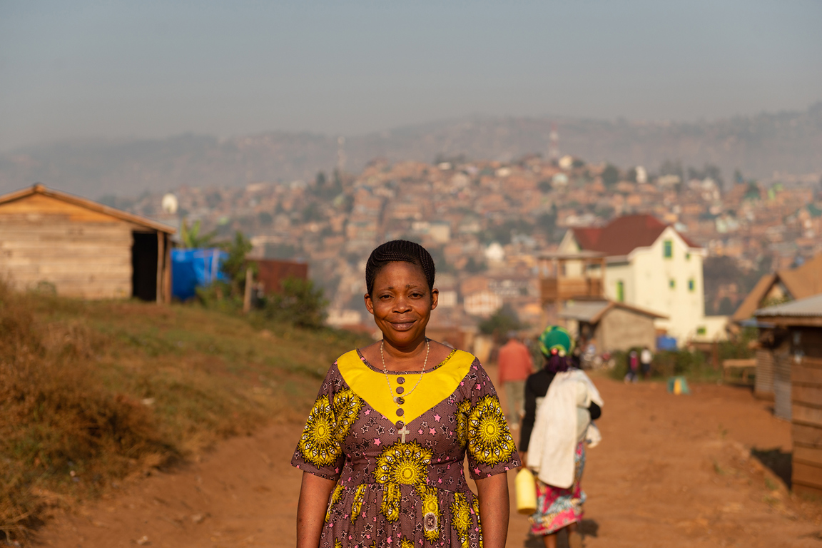 Rosalie standing on a street in DRC (1)