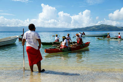 Pacific Island Community Organisations Meeting On Kioa Island In Fiji Ahead Of COP27 Talks. Photo Credit Miriam Deprez