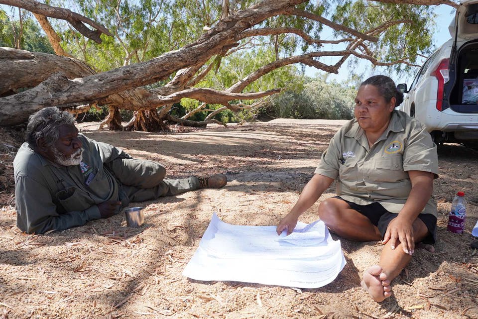 Ranger interviewing a First Australian elder (1)