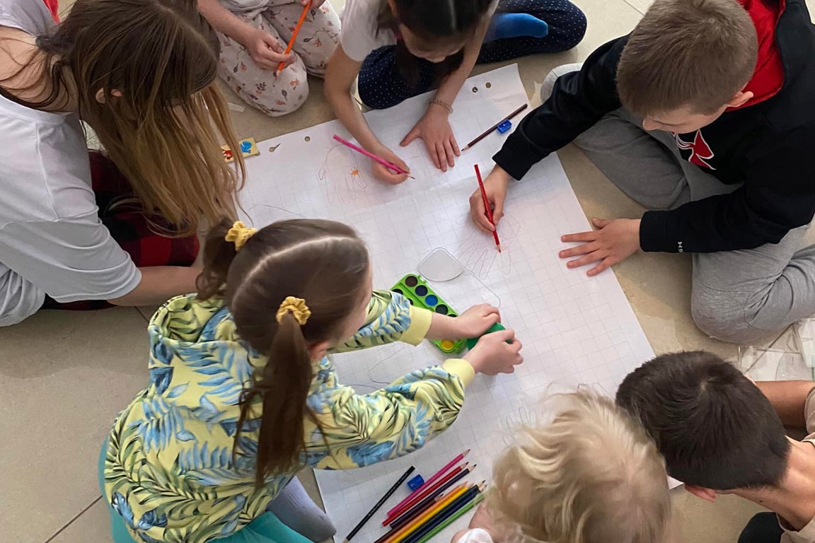 Activities For Displaced Children In Ivano Frankivsk. Photo Caritas Ukraine