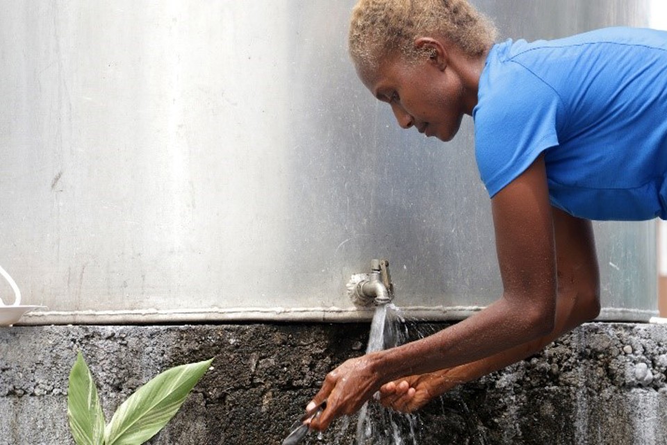 Woman Washing Hands