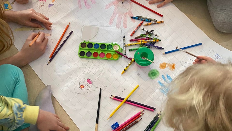 Activities For Displaced Children In Ivano Frankivsk. Photo Caritas Ukraine 2