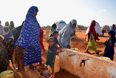 Families in the Gedo region of Somalia, where Caritas Australia's partner, Trócaire, have been providing lifesaving health support for over 30 years.