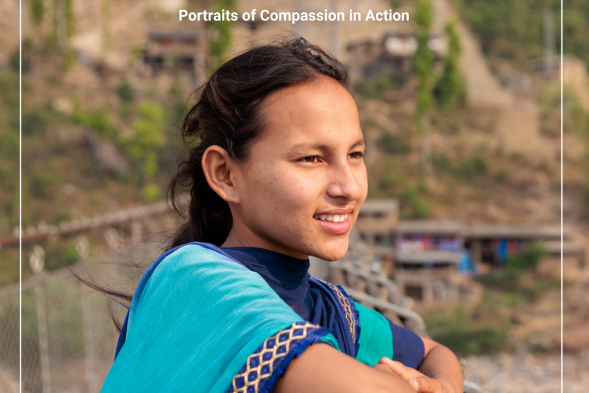 Laxmi From Nepal Front Page Of 60 Faces Book Photo Credit Caritas Australia