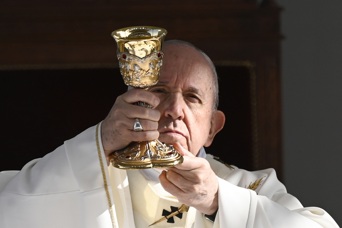 Pope Francis Giving Mass Photo Credit Vatican Media