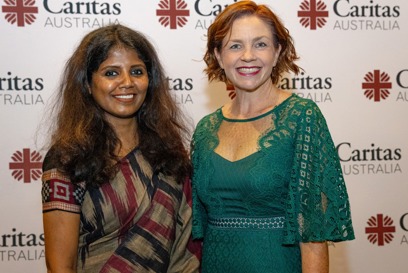 Babita Pinto And Kirsty Robertson Keynote Speakers At The Sydney Women For The World Gala Dinner 2023 Photo Credit Caritas Australia